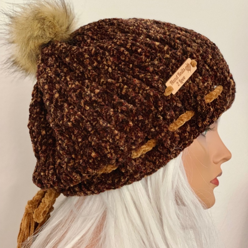 Hand Knits 2 Love  Hag Slouch  Beanie  Designer